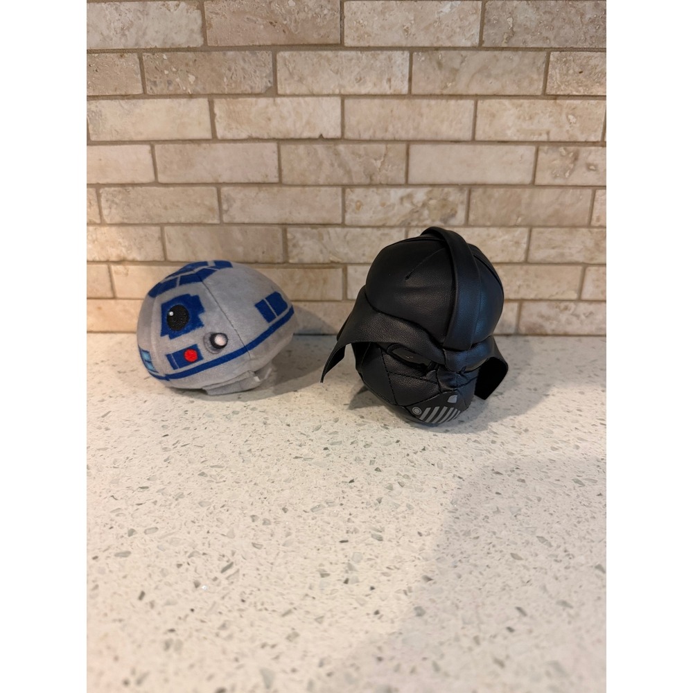 Disney Star Wars Create Your Own Headband Plush Lot R2-D2 Vader